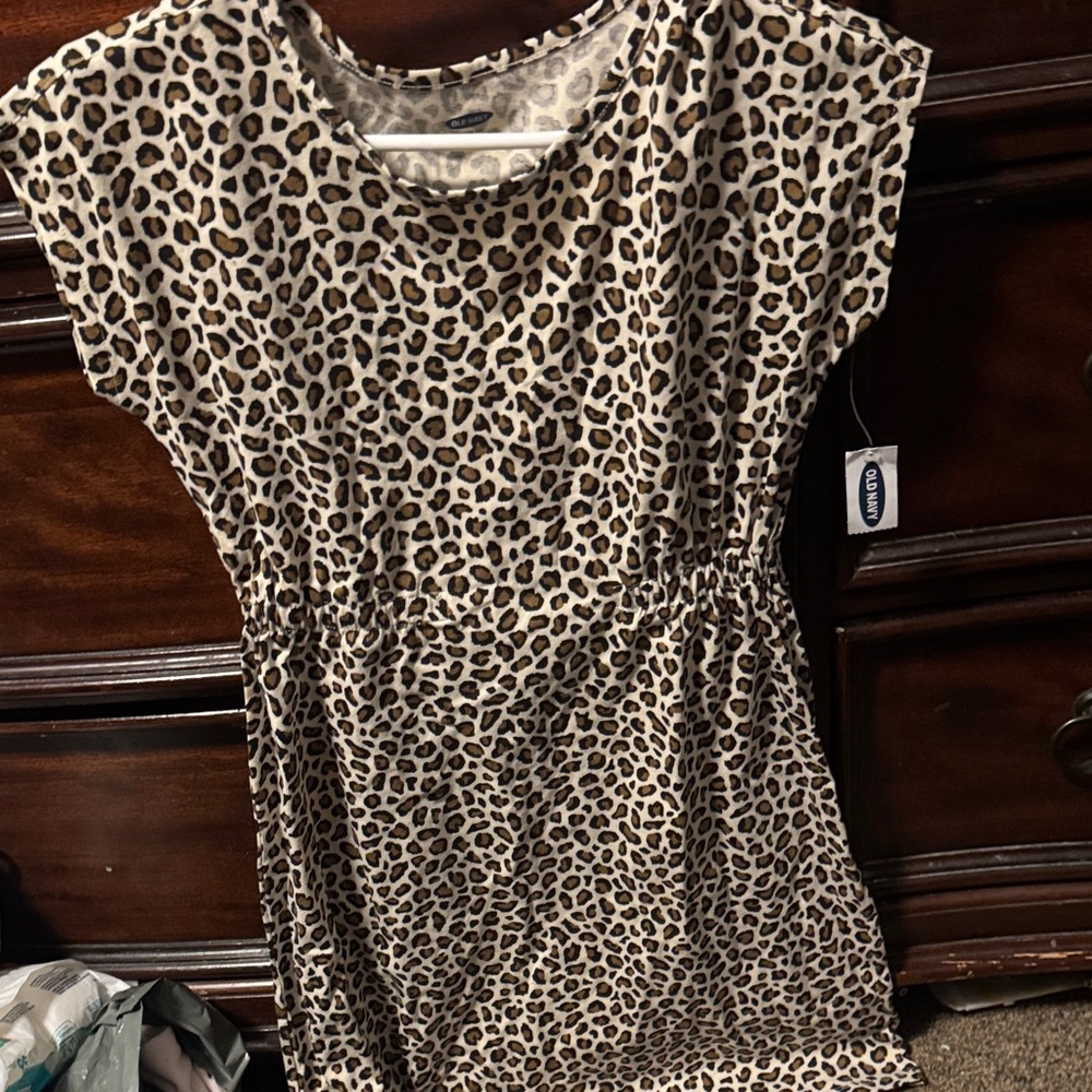 Old Navy Kids Leopard Print Dress